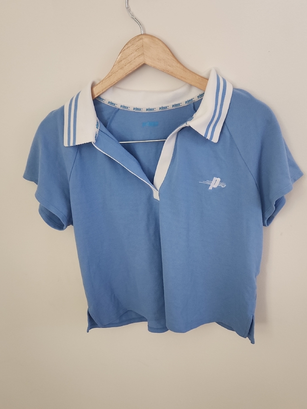 Prince Pickleball Light Blue Polo Actove Wear Large - Picture 2 of 6